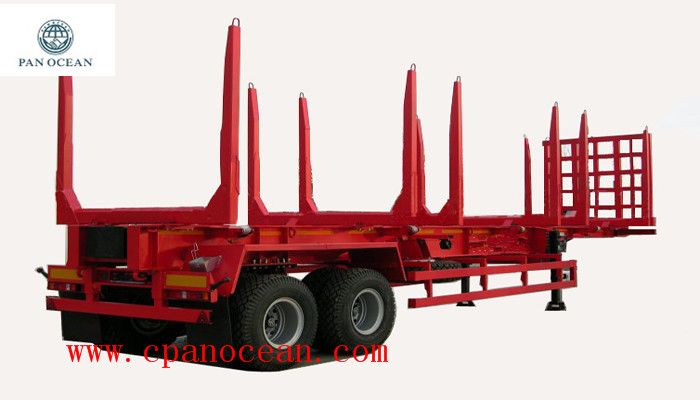 wood transport semi trailer