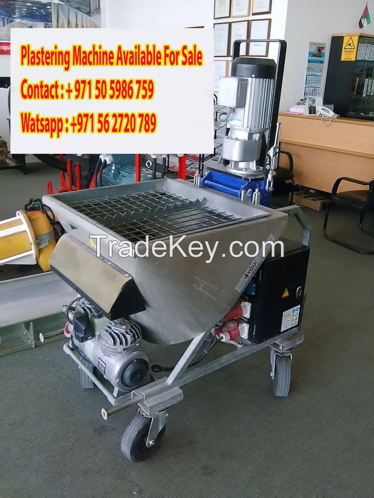 050 5986 759-Used Plastering machine for sale