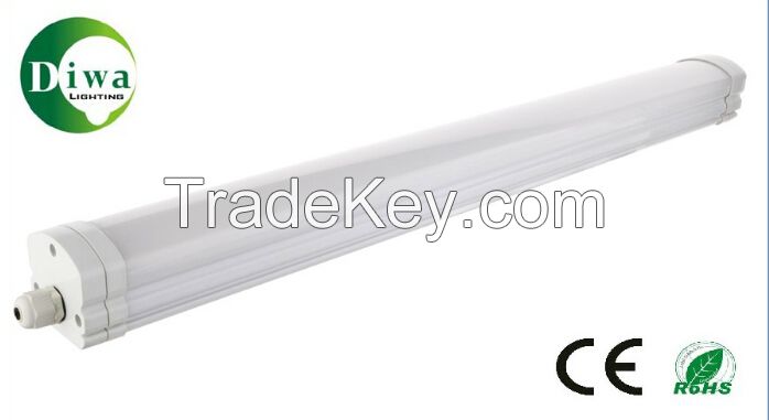 Waterproof LED linear light fixture