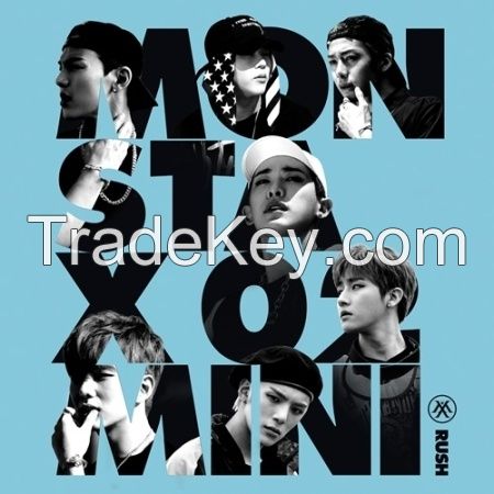 MONSTA X - RUSH (2ND Mini album), Kpop Wholesale, Gaon, Hanteo Chart