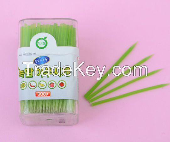 Starch Toothpicks Made in Korea, Healthy, Natural, Eco-Friendly Item
