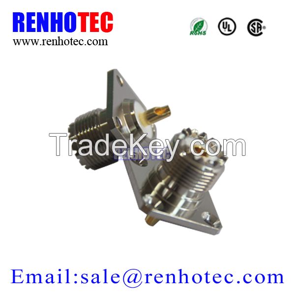 Crimp flange UHF female