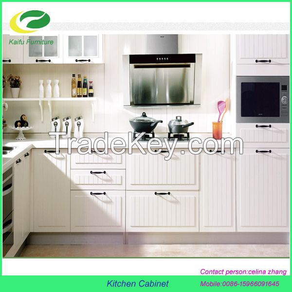 sell modern style melamine door Custom made kitchen cabinets
