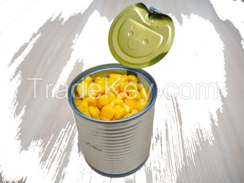 Canned kernel sweet corn in brine