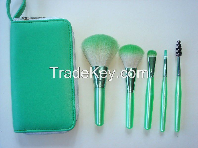 5pcs makeup brush gift, travel set