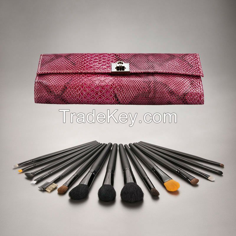 China manufacturer best seller synthetic/nylon/taklon/goat/nature hair 18/21/24/32pcs makeup brush set OEM Private Lable