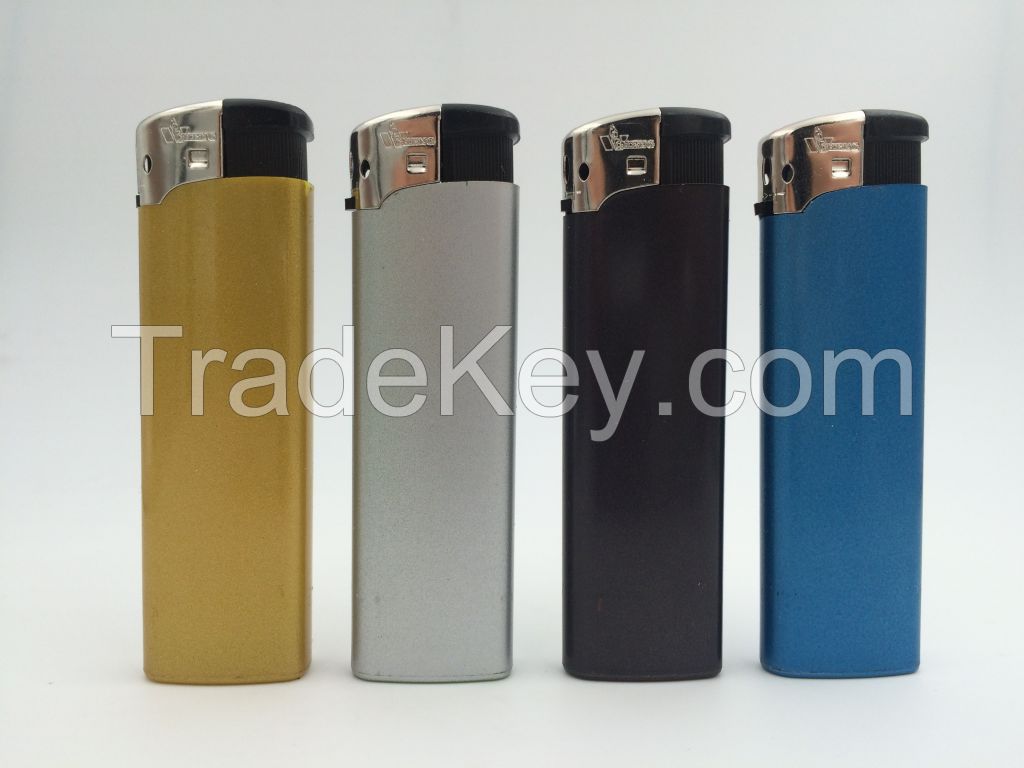 Metal color Triangular Electronic Lighter