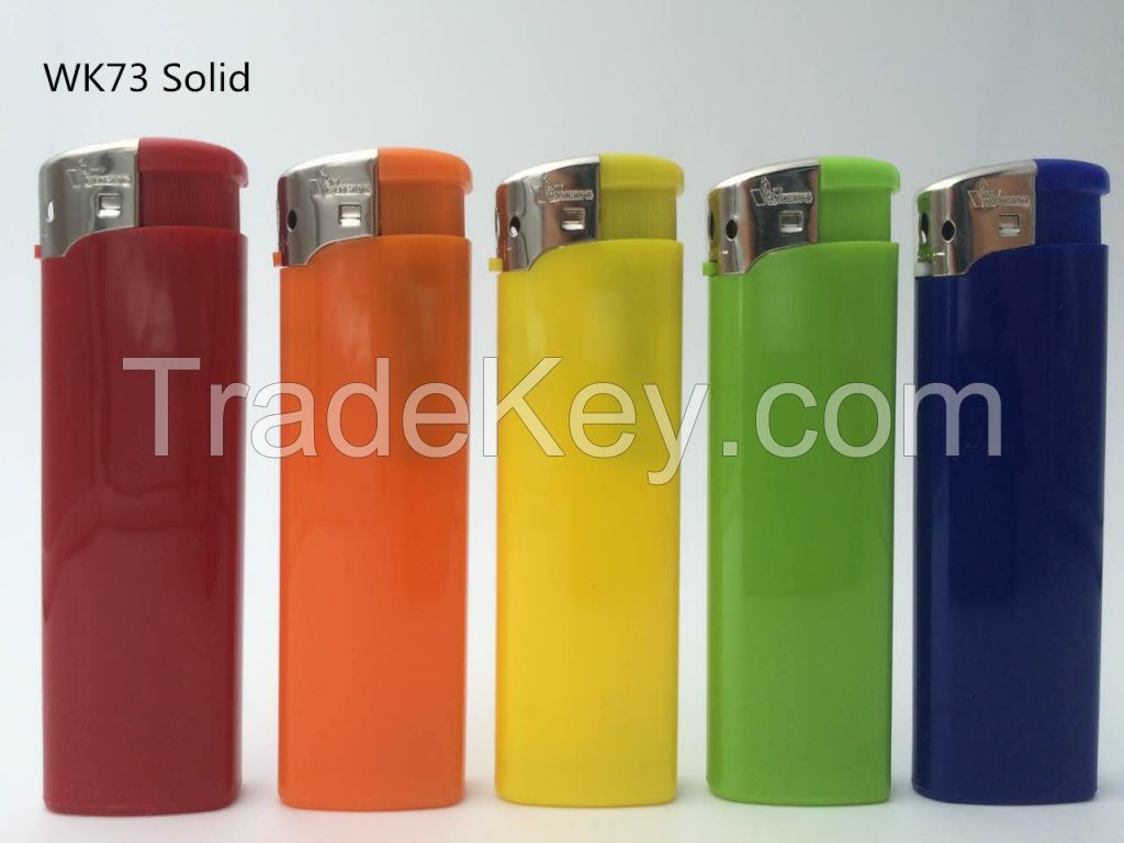 Metal color Triangular Electronic Lighter