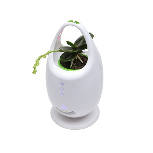 Portable Air Purifier with LED light and Flower pot embeded