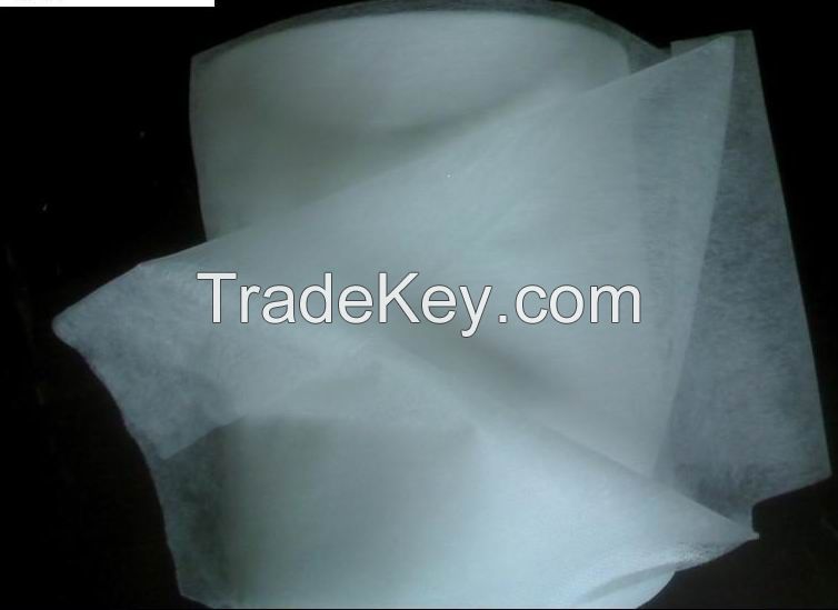 Sanitary napkin hydrophilic perforated top sheet of non woven fabric