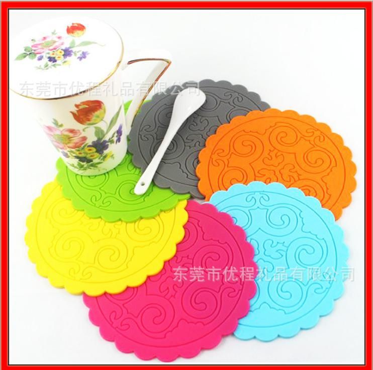 High Quality Silicone Cup Coaster/ Pot Holder / Coaster / Placemat / Hot Pad