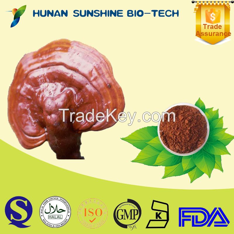 Hot product High Quality Reishi Mushroom Extract / polysaccharide / Lingzhi mushroom