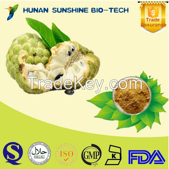 High quality Soursop Fruit Juice Extract / Annona Muricata Extract / Graviola Extract Powder