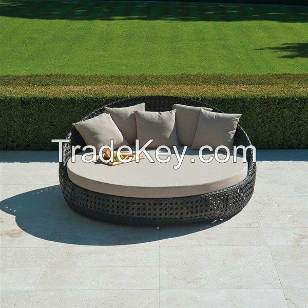 Alexander Rose Ocean Wave Round Classic Daybed from Posh Garden Furniture UK