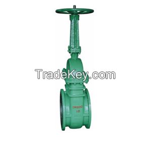 Vacuum isolated gate valve of power plant valves