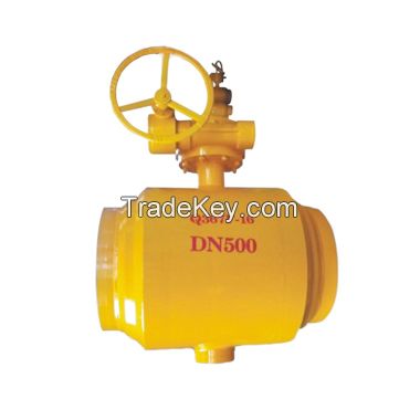 The power station turbine drive full welded ball valve