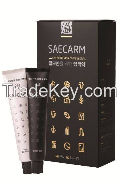 LMW Korea SAECARM 80ml x 2. 200EA natural hair dye