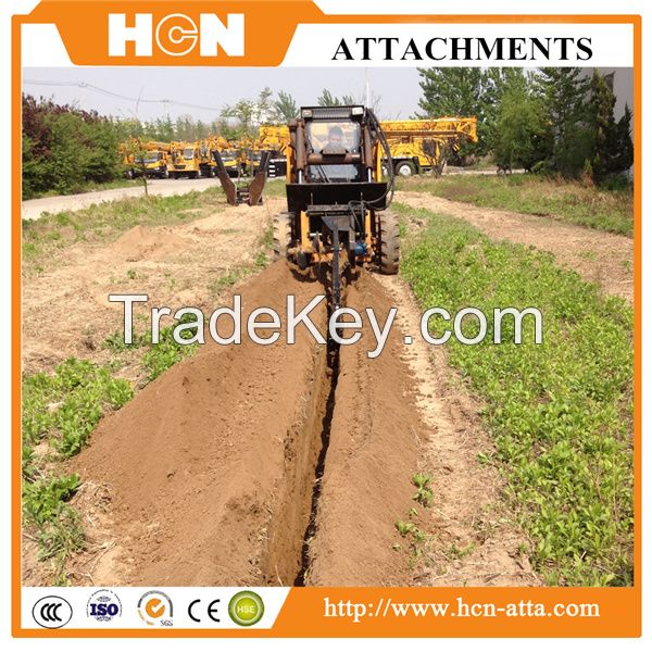 Hydraulic Trencher Attachments For SKid Steer Loader