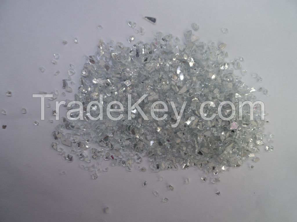 sell crushed mirror glass for countertop/bench top/artificial quartz