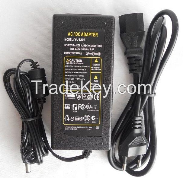 Led Notebook Power Adapter 100-240V AC 12V 8A