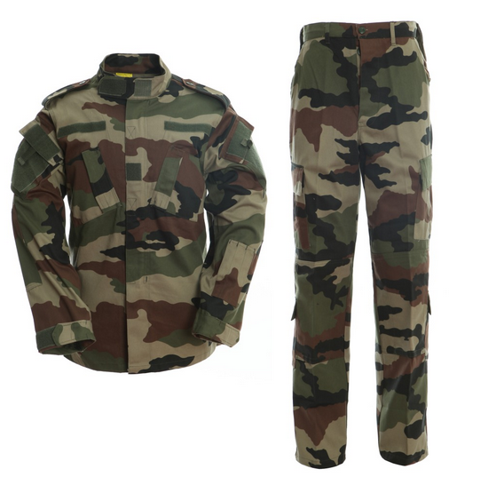 Waterproof military rip stop/twill uniform Woodland camo color
