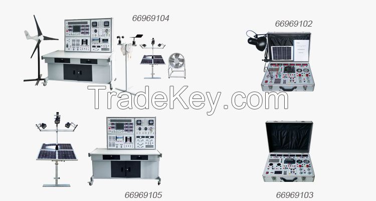 wind and solar energy trainer, new energy generation system training equipment for school laboratory