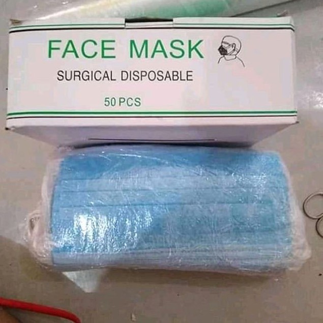 3Ply Disposable Protective Medical Surgical Face Mask 3 Ply Non Woven Type IIR Face Mask