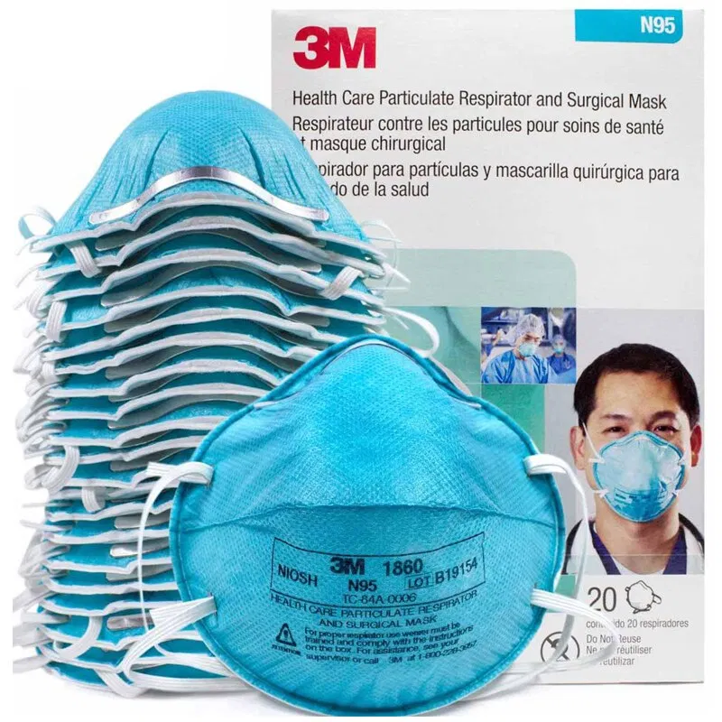 3M 1860 Approved Particulate Respirator Face Mask