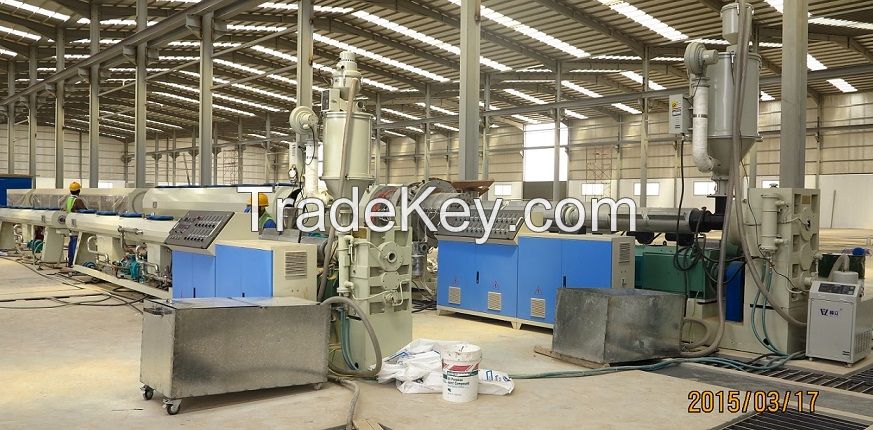 HDPE pipe extrusion line