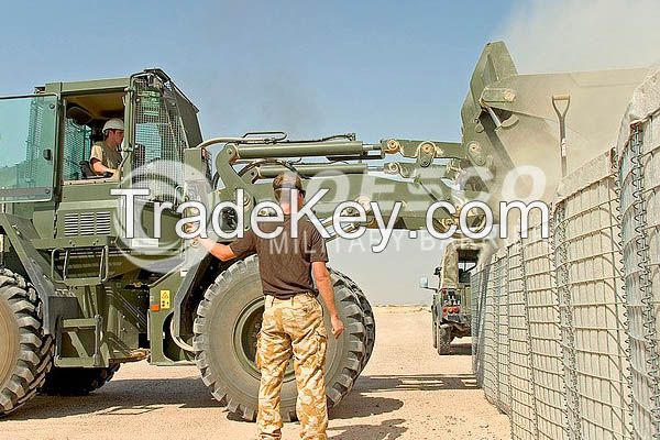 military sand wall/defensive barriers communication/JESCO