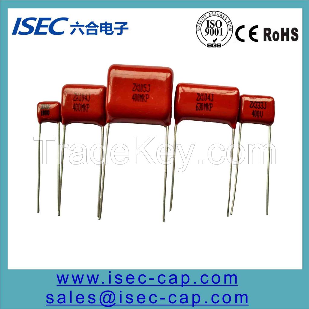 Factory offer low price of lighting, fan, power Accessories components film capacitor CBB21 series