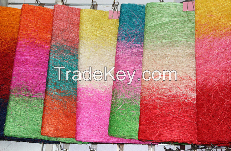 Sinamay fabric for wedding hat/ church hat, sinamay hat base and felt, many colors and density