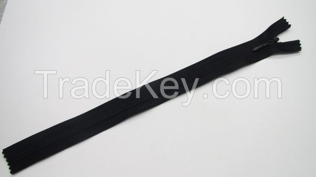 3# invisible zipper black tape