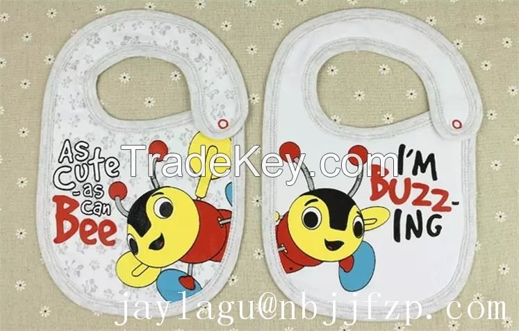 Baby bibs with printed