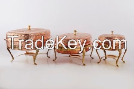 Copper, Chafing dishes, brass, Metal craft