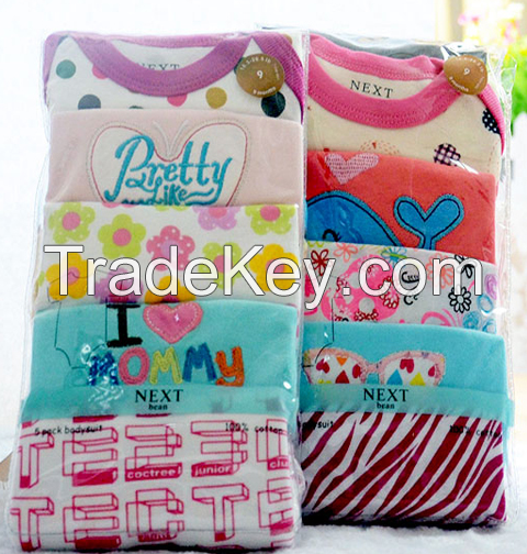 5 PCS Baby Rompers Gift Sets