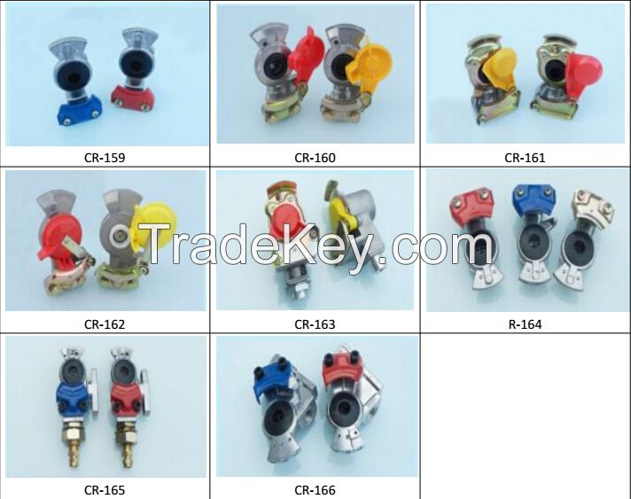 Free sample Trailer Couple head/Glad hand/Palm Coupling head