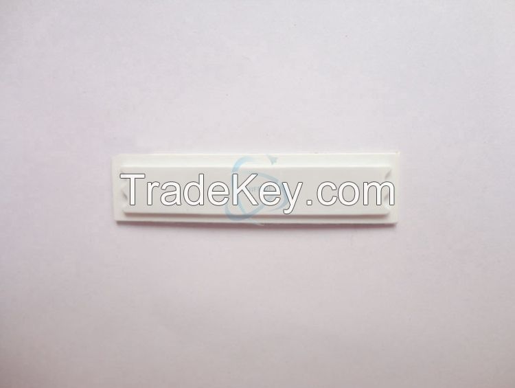 58KHz white anti-theft tag eas am soft label magnetic retail security labels for shopping mall