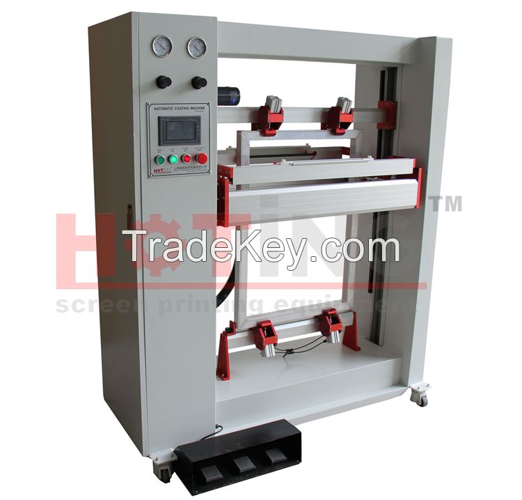 Small size screen automatic emulsion coating machine