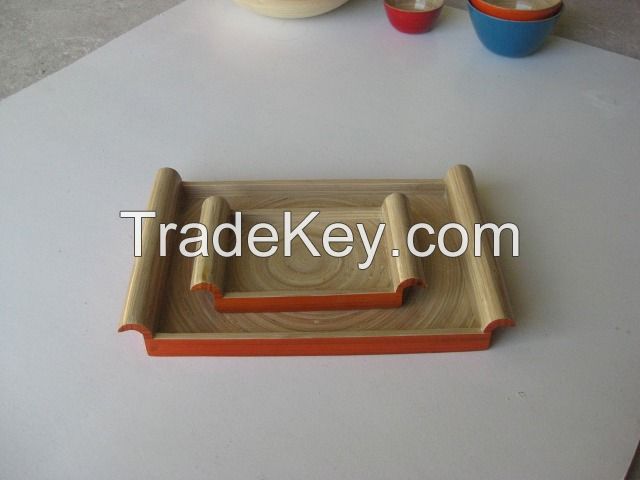 Bamboo serving tray