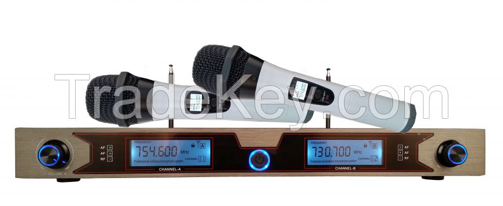 Wireless microphone for stage and karaoke KT-208