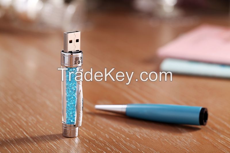 Flash Drive Micky Mouse Head Shape Crystal Jewelry USB Pen Drive, usb 2.0 memory drive