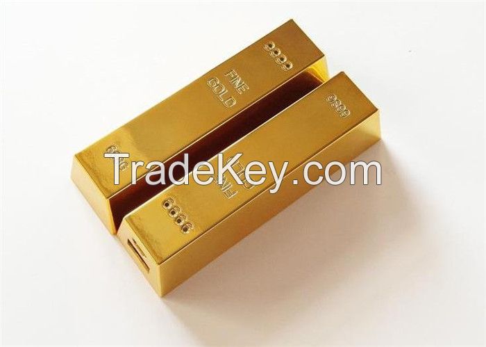 2600mah golden bar power bank wholesale for mobile phone