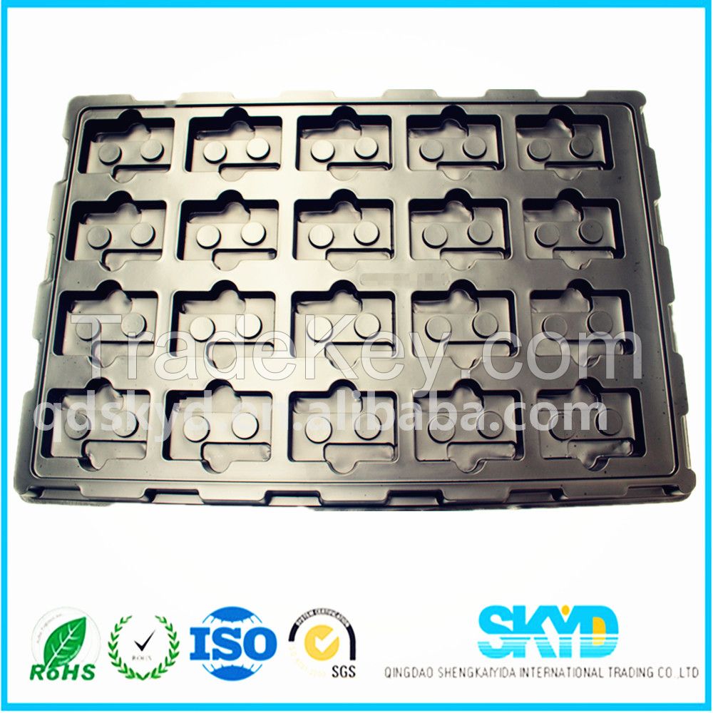 Circuit board packing plastic trays