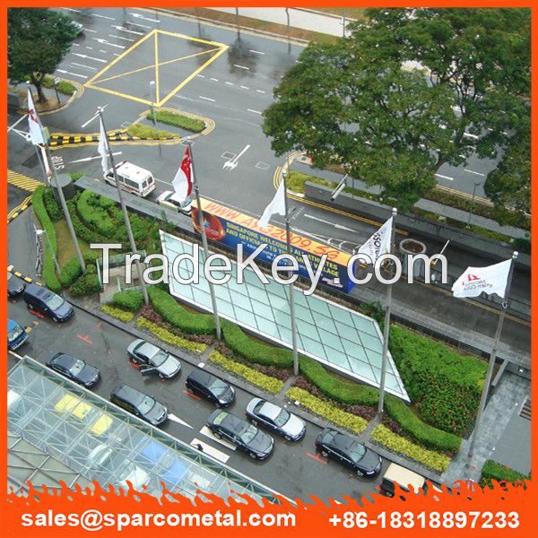 customized outdoor remote controlled flagpole