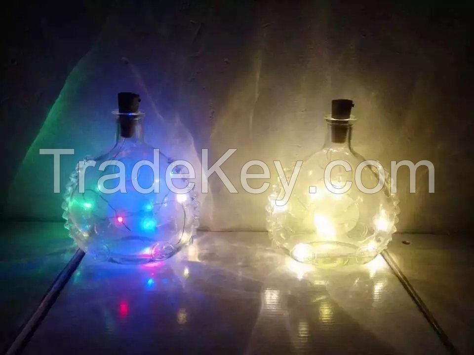 Beautiful Magic Glass LED Lights, Glass LED candle holder, Glass candle holder