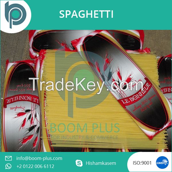 spaghetti 500 gram - Le ponheur Brand - Macaroni - Carton 10 k.g - quality you can trust -