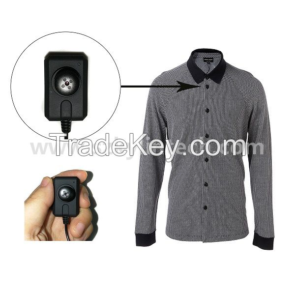1080P USB hidden shirt button invisible spy camera with memory card