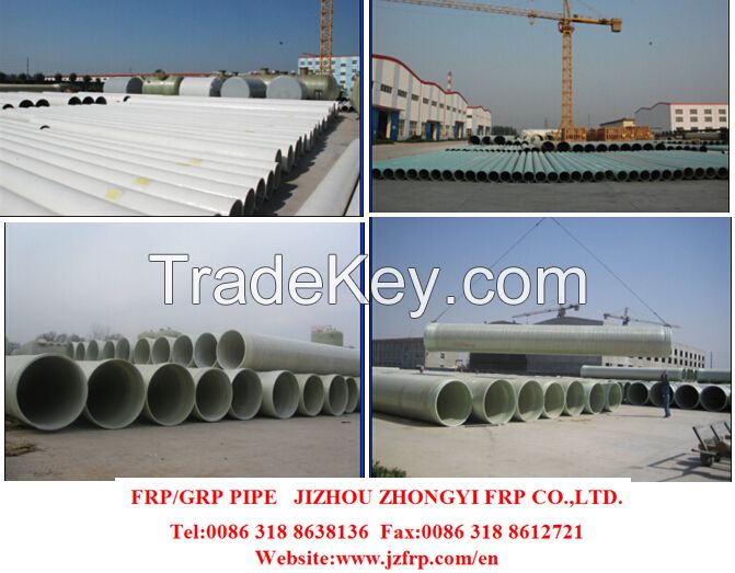 FRP pipe manufacturer in high quality and good price