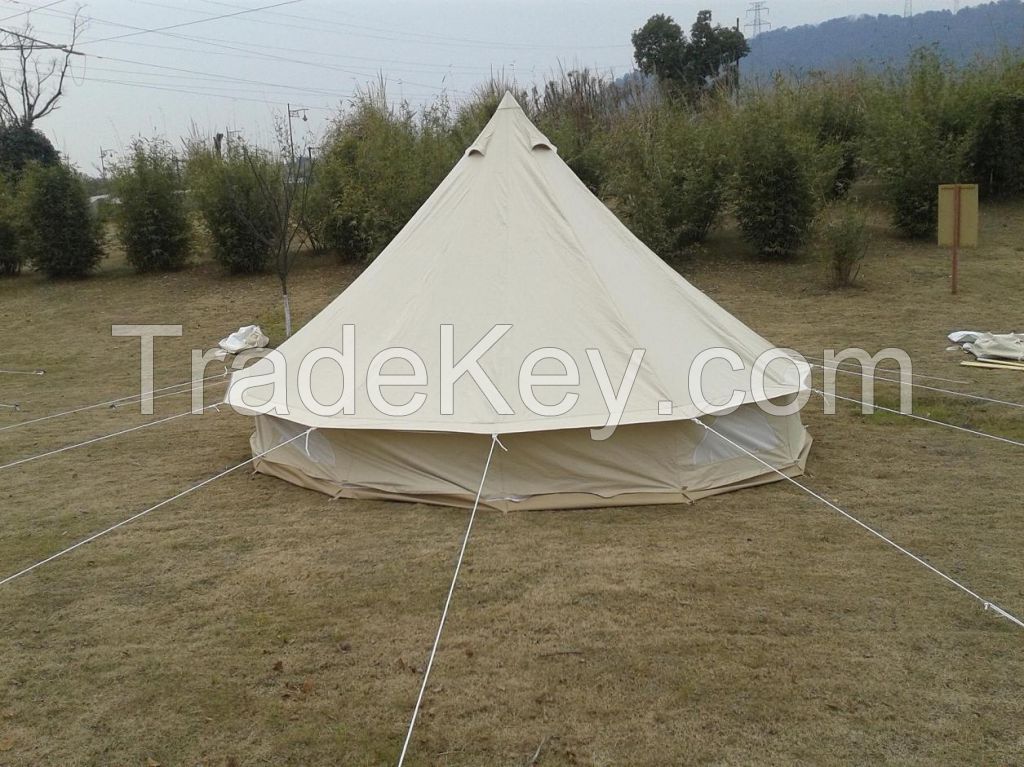 7M camping canvas bell tent
